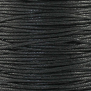 Wachskordel 0.5mm Schwarz