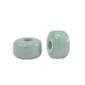 Polaris Elements Perlen Glaze Rondellen 6x4mm shiny Sea green