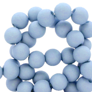 8 mm Acryl Perlen Carolina blue