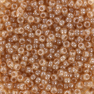 Miyuki Rocailles 11/0 Ceylon translucent jasmine rose 11-2370