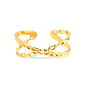 Ringe aus Stainless Steel - Rostfreiem Stahl Gold