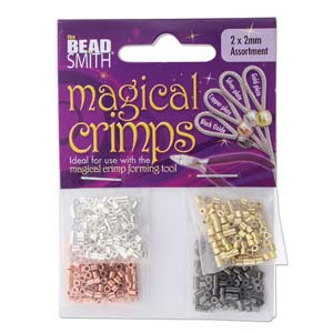 Beadsmith Magical Crimps Quetschperlen Multicolour