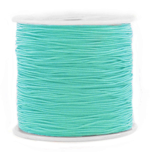 Macram&eacute; Band 0.8mm Dark turquoise blue