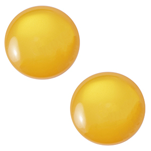 20 mm classic Cabochon Polaris Elements Lucido Ochre yellow