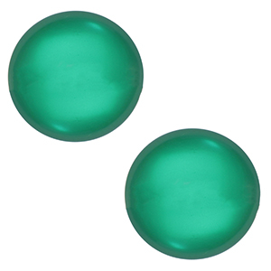 12 mm classic Cabochon Polaris Elements Lucido Eden green