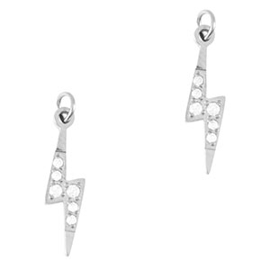 Stainless Steel - Rostfrei Stahl Anh&auml;nger Blitz Silver