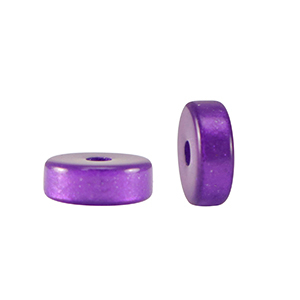 Super Polaris Elements Perlen Disc 4mm Lucido Grape purple