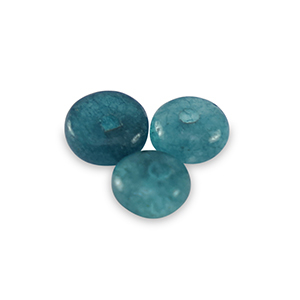 Natursteinperlen Marmor und Calcit Rondell 4mm Petrol blue