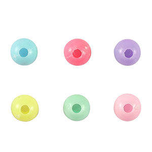 Acryl-Look-Perlen Multicolour pastel