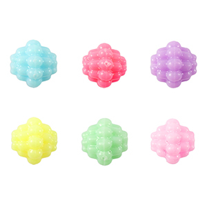 Acryl-Look-Perlen Multicolour pastel