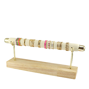 Bef&uuml;llte Schmuckdisplays Ringen aus Rostfreiem Stahl Mix Gold-multicolour