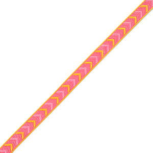 Schmuckband mit Text Arrows Pink-yellow