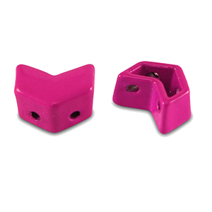 Tile beads Pfeil Magenta pink