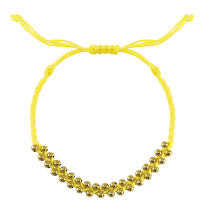 Armb&auml;nder Stainless steel Beads Yellow-gold