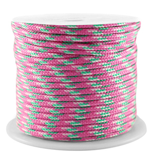 Segeltau 2mm Pink-green-white