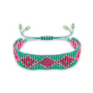 Armb&auml;nder Turquoise green-pink