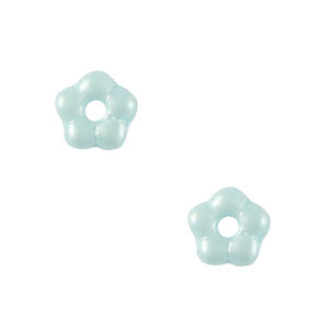 B&ouml;hmische Perlen Blume 5mm Light blue