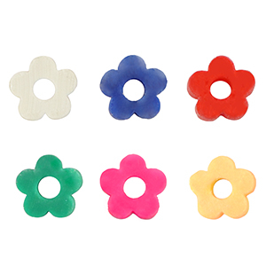 Katsuki Perlen Blume 6mm Multicolour-pearl shine coating