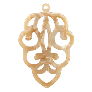 Resin Anh&auml;nger Sand brown