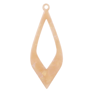Resin Anh&auml;nger Peach blush opal