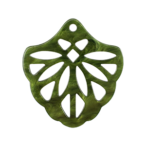 Resin Anh&auml;nger Moss green