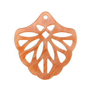 Resin Anh&auml;nger Coral red