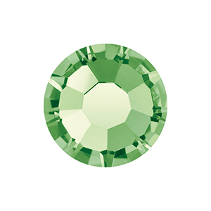 Geburtssteine August Preciosa SS16 flat back (4mm) Peridot green