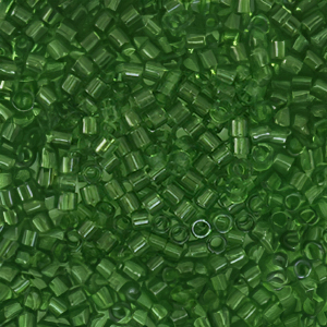 Miyuki Perlen delica's 15/0 Transparent Olive DBS1108