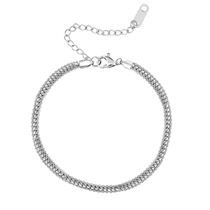 Armb&auml;nder aus Stainless Steel - Rostfreiem Stahl Silver