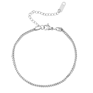 Armb&auml;nder aus Stainless Steel - Rostfreiem Stahl Silver