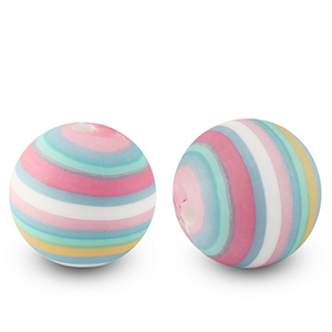 Silikonperlen 15mm runden Multicolor