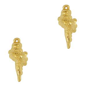 Stainless Steel - Rostfrei Stahl Anh&auml;nger H&uuml;lse Gold