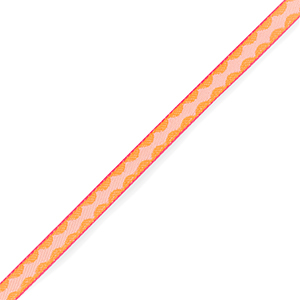 Schmuckband mit Text Diamant Orange-light pink