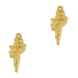 Stainless Steel - Rostfrei Stahl Anh&auml;nger H&uuml;lse Gold