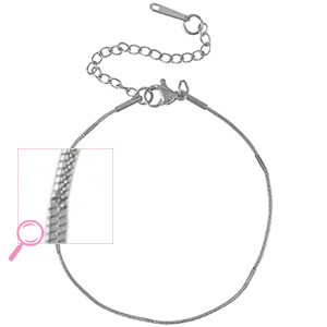 Armb&auml;nder aus Stainless Steel - Rostfreiem Stahl Silver