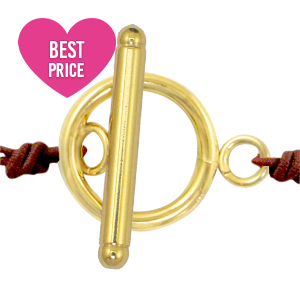 Stainless Steel - Rostfrei Stahl Schmuckzubeh&ouml;r Kapitelverschluss Gold