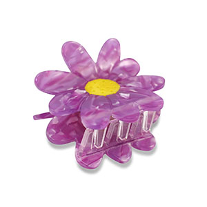Haarschmuck Haarklemme Blume Purple