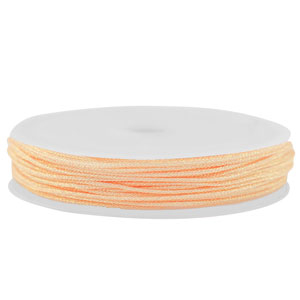 Makramee Band geflochten 1mm Peach metallic