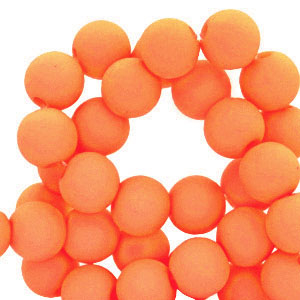 4 mm Acrylperlen Orange