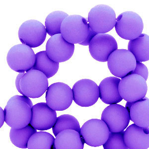 4 mm Acrylperlen Dark purple