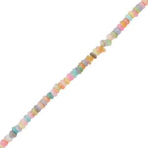 Muschel Perlen Disc Pastel multicolor