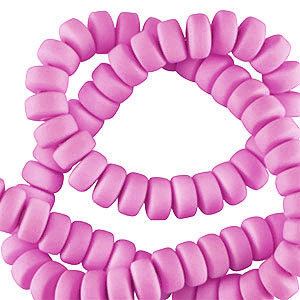 Polymer Perlen Rondell 7mm Pink