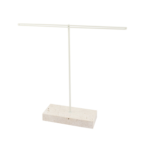 Schmuckdisplay f&uuml;r Ohrringe Natural-off white