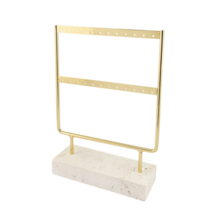 Schmuckdisplay f&uuml;r Ohrringe Natural-gold