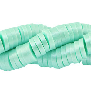 Katsuki Perlen 6mm Soft mint-pearl shine coating