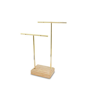 Schmuckdisplay f&uuml;r Ohrringe Natural-gold