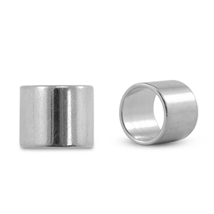 Metall Schieber DQ Tube Antik silber (Nickelfrei)