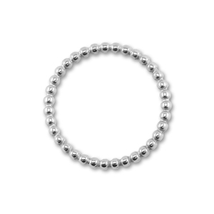 Stainless Steel - Rostfrei Stahl Schmuckzubeh&ouml;r Zwischenst&uuml;ck Rund Silver