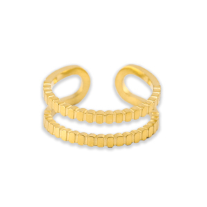 Ringe aus Stainless Steel - Rostfreiem Stahl Gold