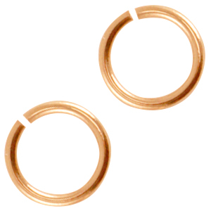DQ Metall Bindering 4.5mm Rosegold (Nickelfrei)